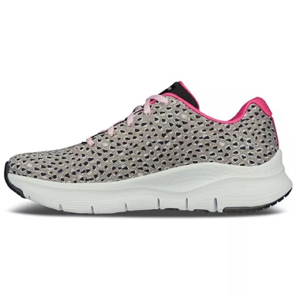 SKECHERS DVF PINK SPRINTING SPOTS CASUAL SNEAKERS - Picture 4 of 7